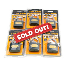 6pcs 50mm Heavy Duty Cast Iron Padlock Outdoor Safety Security Locks